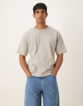 [Polo Ralph Lauren] Polo Ralph Lauren icon script logo heavyweight relaxed fit t-shirt in dark grey marl XL Dark grey marl