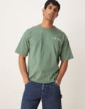 [Polo Ralph Lauren] Polo Ralph Lauren icon script logo heavyweight relaxed fit t-shirt in light green L Light green