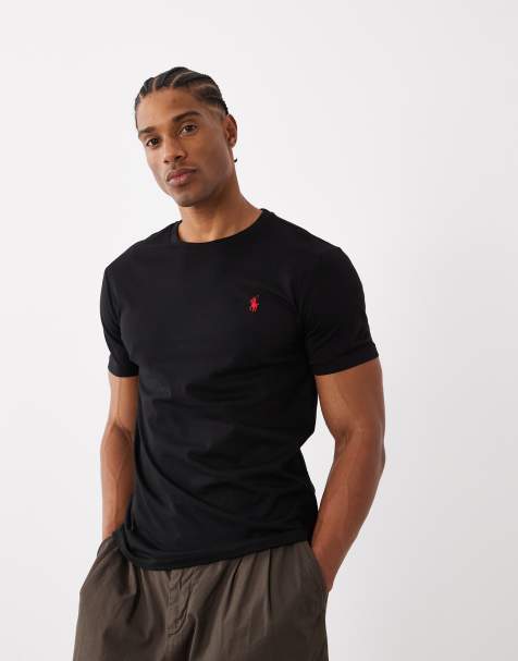 Polo Ralph Lauren - Icon - T-shirt custom slim fit nera con logo - view 1