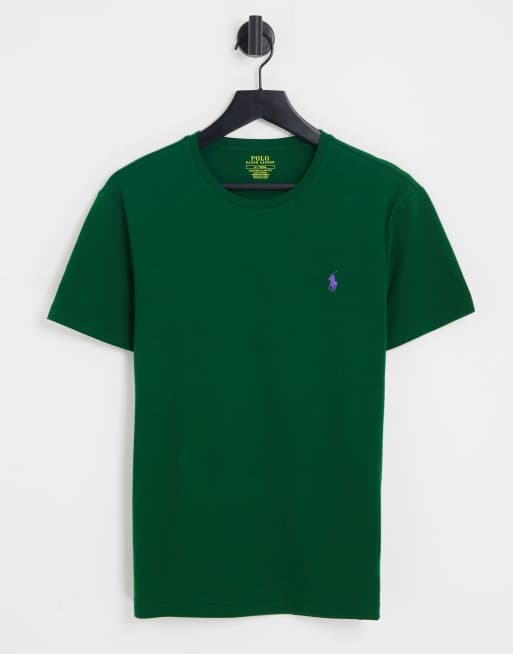 Polo Ralph Lauren - Icon - T-shirt verde scuro con logo