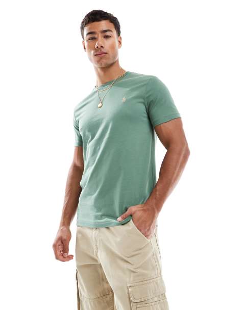 Polo Ralph Lauren – Jasnozielony T-shirt z logo - view 1