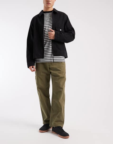 Polo Ralph Lauren - Jean décontracté en toile style charpentier - Vert moyen - view 1