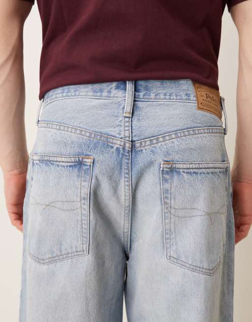 Polo Ralph Lauren - Jeans dritti comodi blu lavaggio medio, 4 di 5