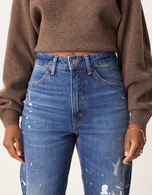 Polo Ralph Lauren – Jeans mit geradem Schnitt in Mittelblau, 3 von 5