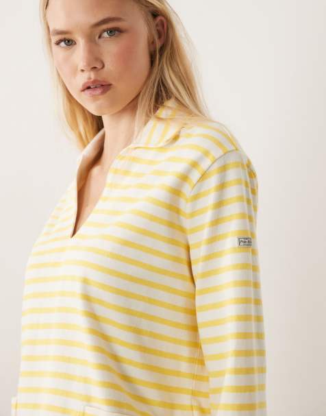 Polo Ralph Lauren - Jersey amarillo a rayas de punto - view 1
