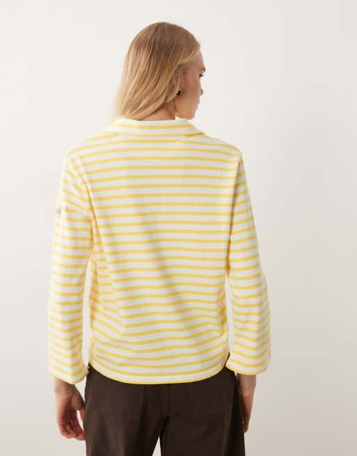 Polo Ralph Lauren - Jersey amarillo a rayas de punto, 3 de 4