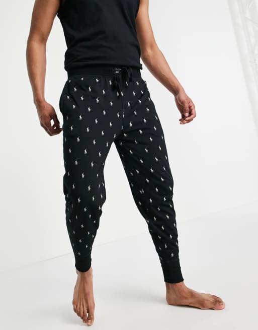 Polo Ralph Lauren - Jogger avec logo poney sur l'ensemble - Noir, 3 de 4