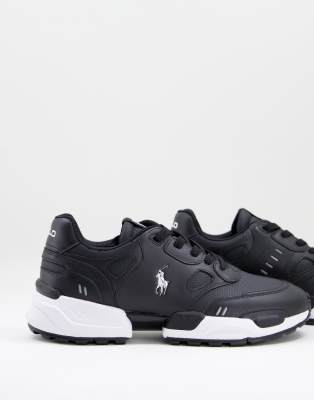 ralph lauren sneakers black