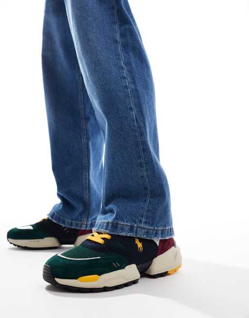 Polo Ralph Lauren Jogger trainer in multi print with logo ASOS