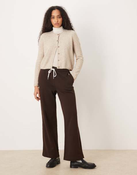 Polo Ralph Lauren - Joggers a fondo ampio marroni - view 1