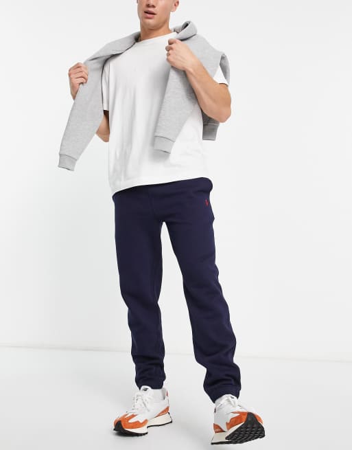 Polo Ralph Lauren - Joggers blu navy con logo e fondo elasticizzato, 4 di 4