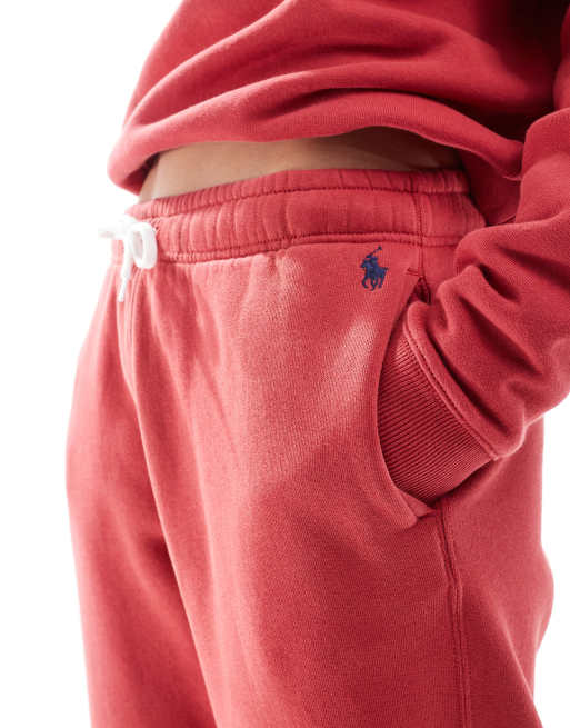 Polo Ralph Lauren - Joggers rossi con logo in coordinato, 3 di 5