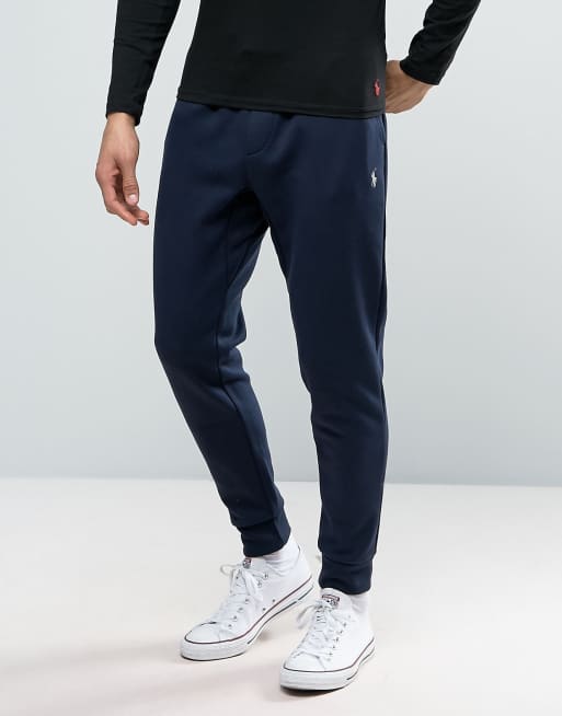 Polo Ralph Lauren - Joggers slim blu navy con elastico sul fondo