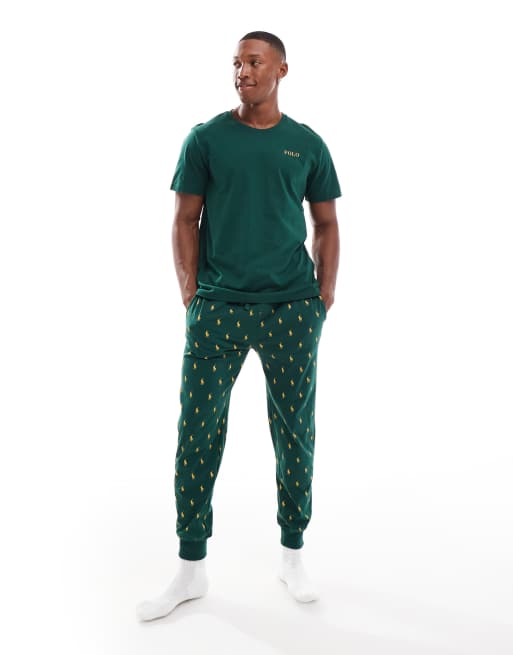 Polo Ralph Lauren - Joggingbroek met logoprint in groen