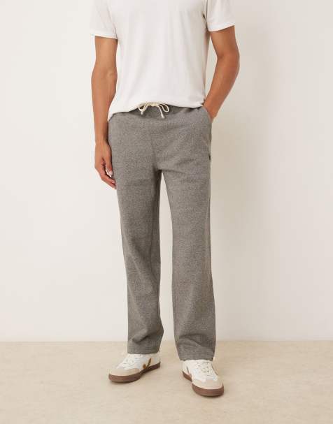 Polo Ralph Lauren – Jogginghose aus Fleece in dunklem Kalkgrau mit Markenlogo - view 1