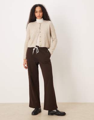 Polo Ralph Lauren - Jogginghose in Braun mit weitem Bein-Brown