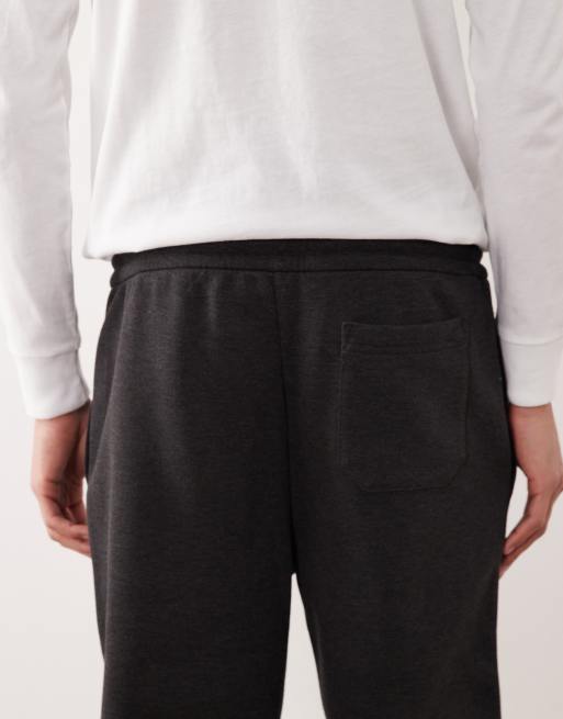 Polo Ralph Lauren – Jogginghose in Dunkelgrau mit Pony-Logo und Strick-Bündchen, 5 von 5
