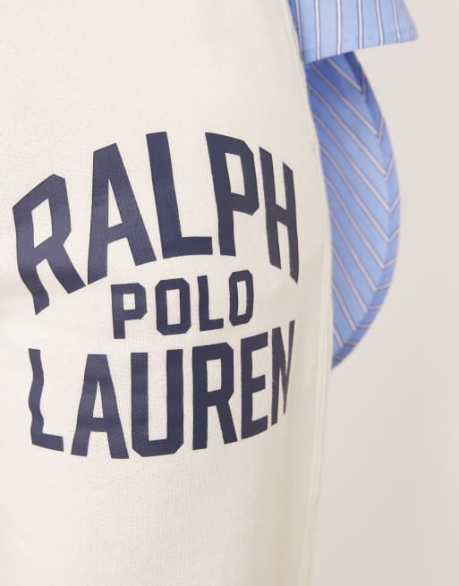 Polo Ralph Lauren – Jogginghose in Grau mit Bündchen und Logo, 4 von 5
