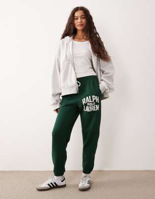 Polo Ralph Lauren - Jogginghose in Grün mit Logo und Bündchen