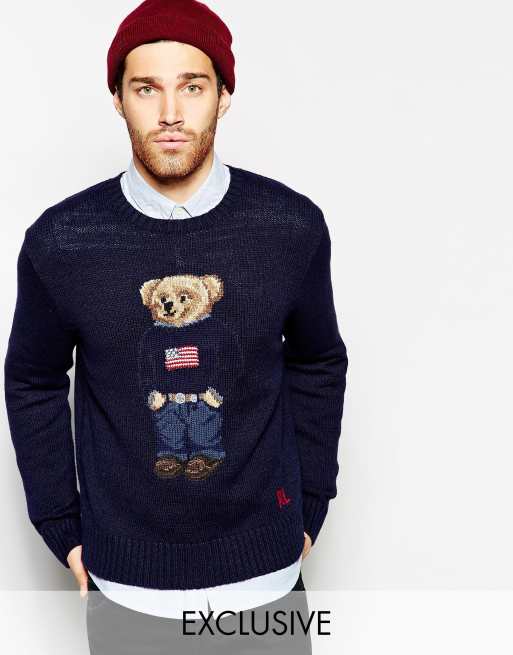 Polo Ralph Lauren Jumper with Bear Intarsia EXCLUSIVE