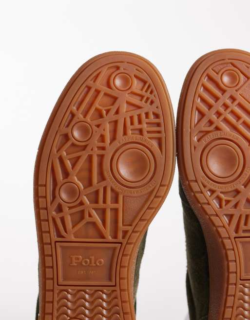 Polo Ralph Lauren - Kakigrønne og marineblå sneakers, 3 af 5