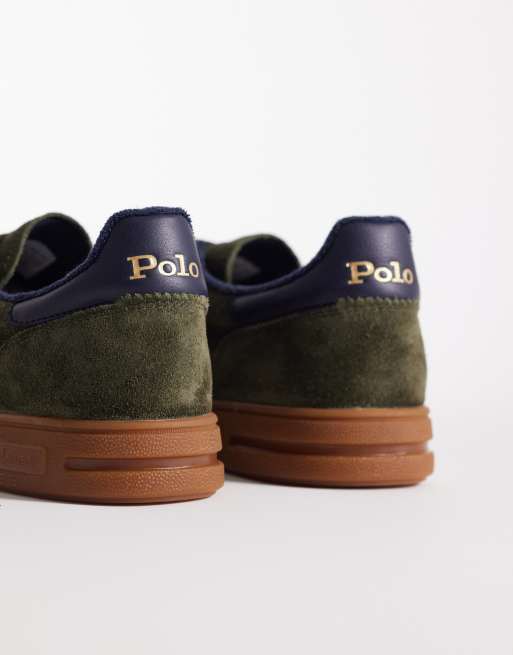Polo Ralph Lauren - Kakigrønne og marineblå sneakers, 5 af 5