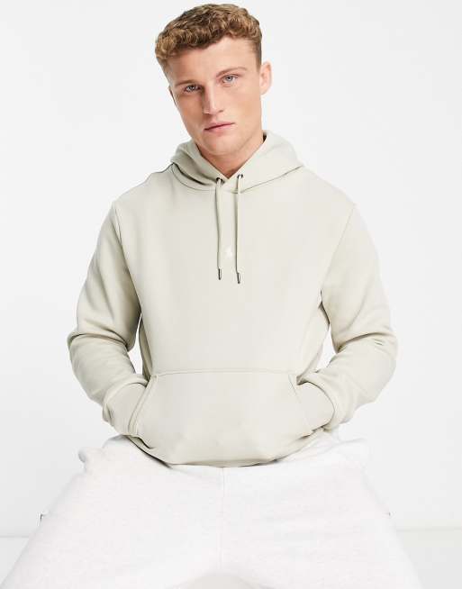 Polo Ralph Lauren – Kamiennobeżowa dzianinowa bluza z kapturem i logo na środku
