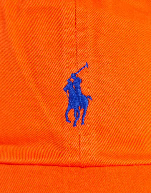 Polo Ralph Lauren – Kappe in Orangerot mit Polospieler-Logo, 3 von 4