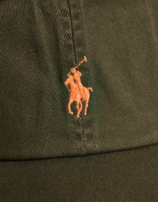 Polo Ralph Lauren – Kappe mit Pony-Logo in Olivgrün, 3 von 3