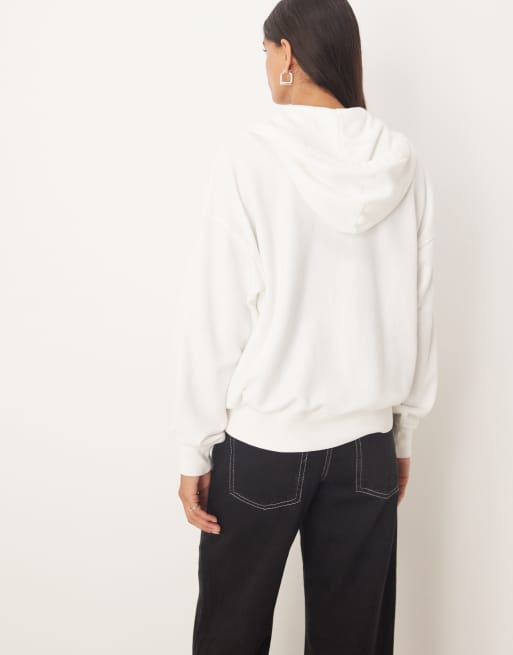 Polo Ralph Lauren – Kapuzenjacke in Weiß mit Logo, 3 von 4