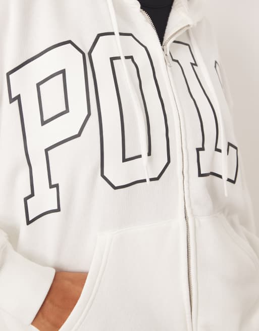 Polo Ralph Lauren – Kapuzenjacke in Weiß mit Logo, 4 von 4