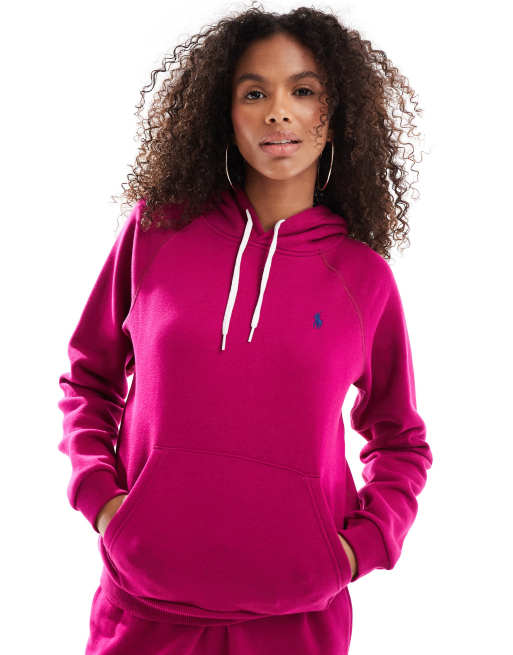 Polo Ralph Lauren – Kapuzenpullover in Rosa mit Logo