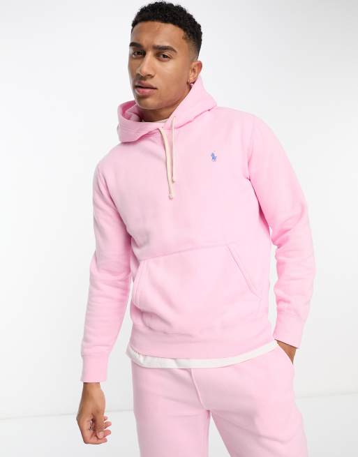 Polo Ralph Lauren – Kapuzenpullover in Rosa mit Markenlogo , 4 von 4