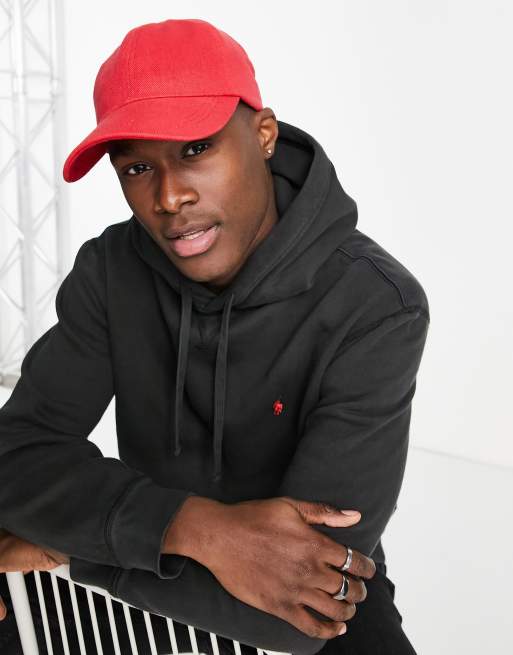 Polo Ralph Lauren – Kapuzenpullover in Schwarz mit Markenlogo