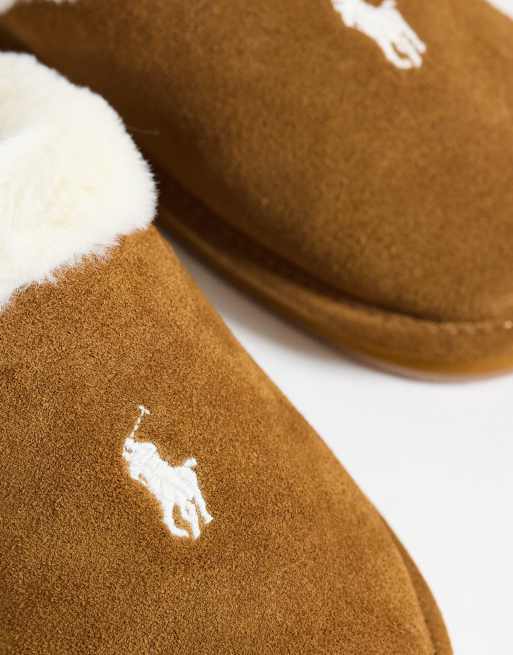 Polo Ralph Lauren Kayleigh Hausschuhe in Beige, 3 von 4