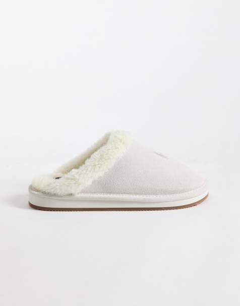 Polo Ralph Lauren Kayleigh pantofole grigie - view 1