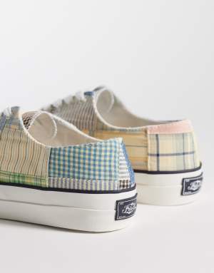 Polo Ralph Lauren Keaton patchwork printed trainers in multi
