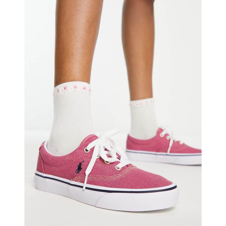 Polo shop pink sneakers