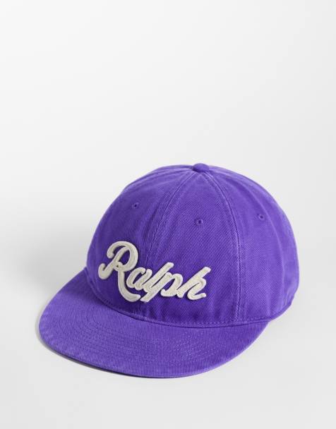 Polo Ralph Lauren keps med stor logga i lila - view 1