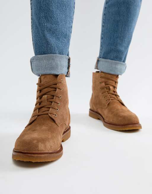 Polo cheap suede boots