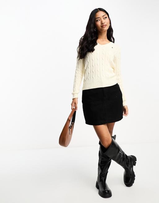 Ralph Lauren Cable-Knit Sweater Dress