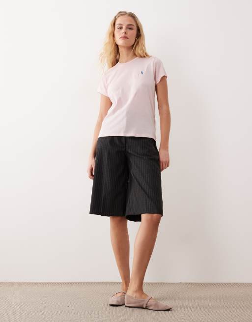 Polo Ralph Lauren – Klassisch geschnittenes T-Shirt in Rosa mit Markenlogo und Rundhalsausschnitt, 2 von 4