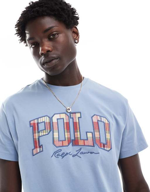 Polo Ralph Lauren Klassisches Oversize T Shirt in Hellblau mit Logoprint ASOS