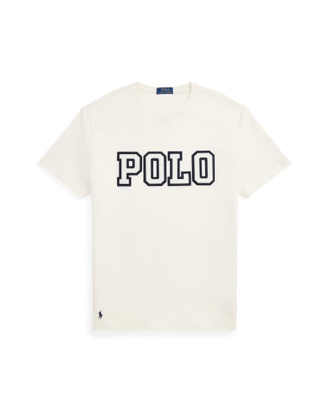 Polo Ralph Lauren – Klasyczny T-shirt oversize w kolorze złamanej bieli z logo - view 1