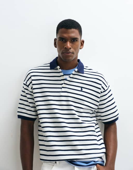 Polo Ralph Lauren knit relaxed fit short sleeve striped polo in