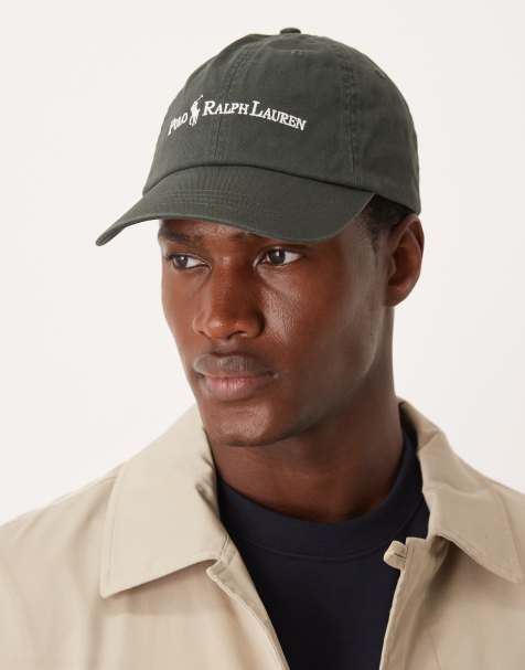 Polo Ralph Lauren - Koksgrå baseball-kasket med tekstikon i twill - view 1