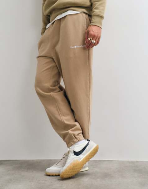 Polo Ralph Lauren kraftige joggingbukser i beige med afslappet pasform - view 1