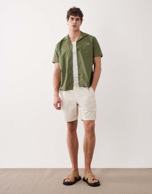 Polo Ralph Lauren – Kurzärmliges Hemd aus Baumwolle in Khaki, 2 von 5