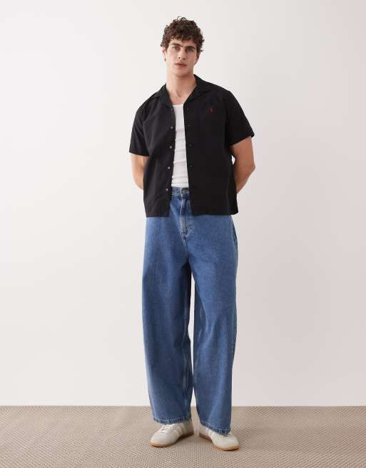 Polo Ralph Lauren – Kurzärmliges Hemd aus Baumwolle in Schwarz, 2 von 5