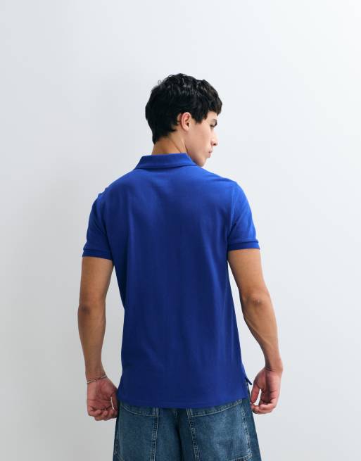 Polo Ralph Lauren – Kurzärmliges in Blau im Custom-Slim-Fit, 5 von 5